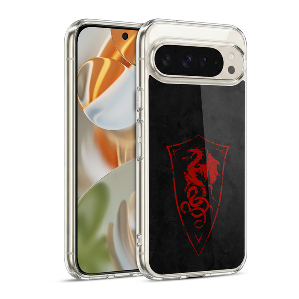 Christos Karapanos Shield Dragon Soft Gel Case for Google Pixel 9 / Pixel 9 Pro