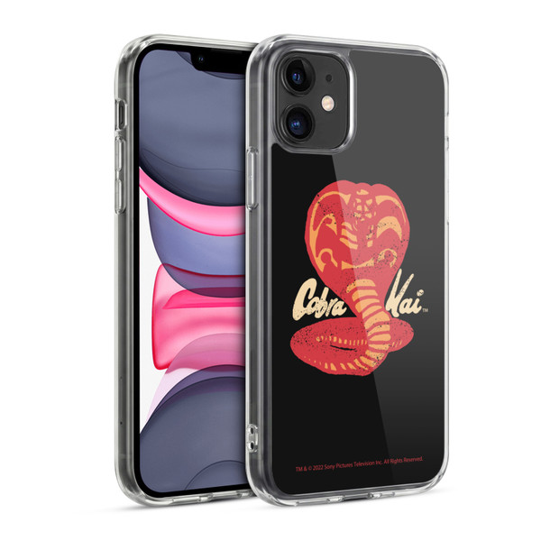 Cobra Kai Season 5 Key Art Logo Soft Gel Case for Apple iPhone 11