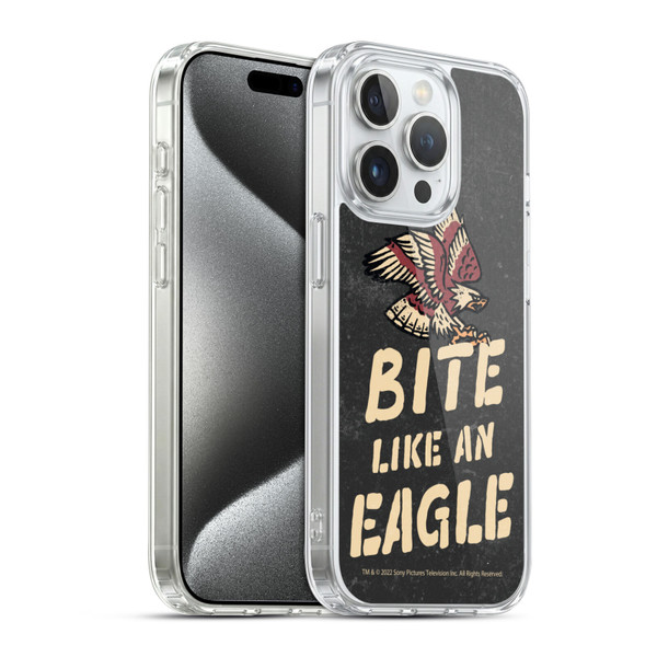 Cobra Kai Season 5 Key Art Bite Like An Eagle Soft Gel Case for Apple iPhone 15 Pro & MagSafe