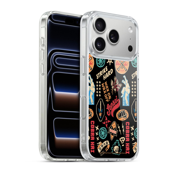 Cobra Kai Season 5 Key Art Icons Pattern Soft Gel Case for Apple iPhone 17 Pro