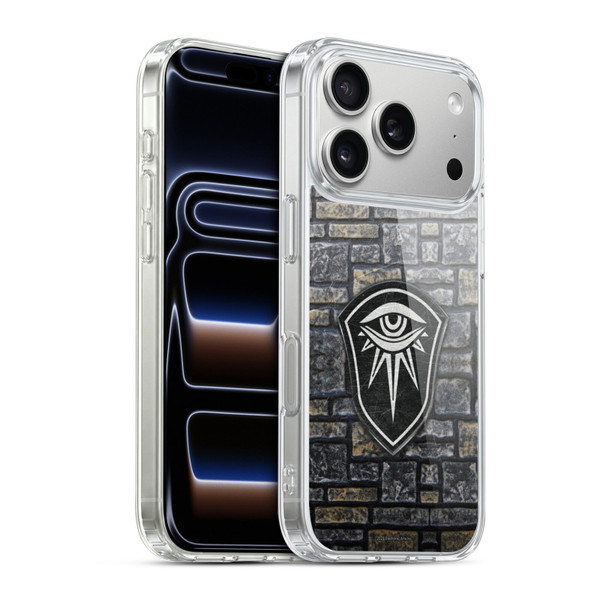 EA Bioware Dragon Age Inquisition Graphics Distressed Crest Soft Gel Case for Apple iPhone 17 Pro
