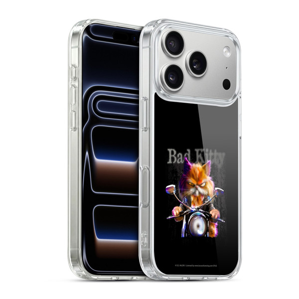 D.S. Valori Kitty And Puppy Bad Kitty Soft Gel Case for Apple iPhone 17 Pro