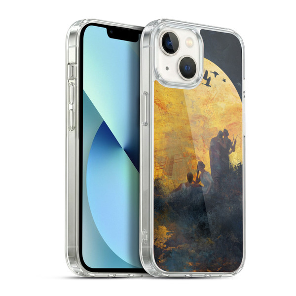 Duirwaigh God Moon 2 Soft Gel Case for Apple iPhone 13