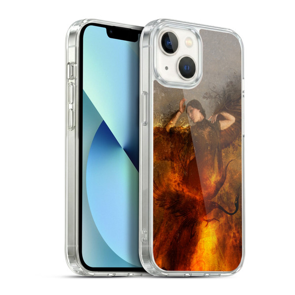 Duirwaigh God Phoenix Soft Gel Case for Apple iPhone 13