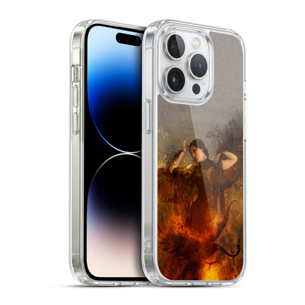 Duirwaigh God Phoenix Soft Gel Case for Apple iPhone 14 Pro & MagSafe