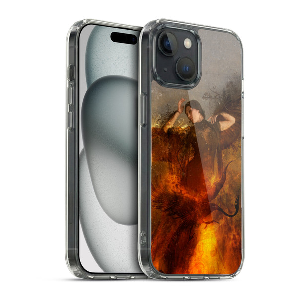 Duirwaigh God Phoenix Soft Gel Case for Apple iPhone 15 & MagSafe