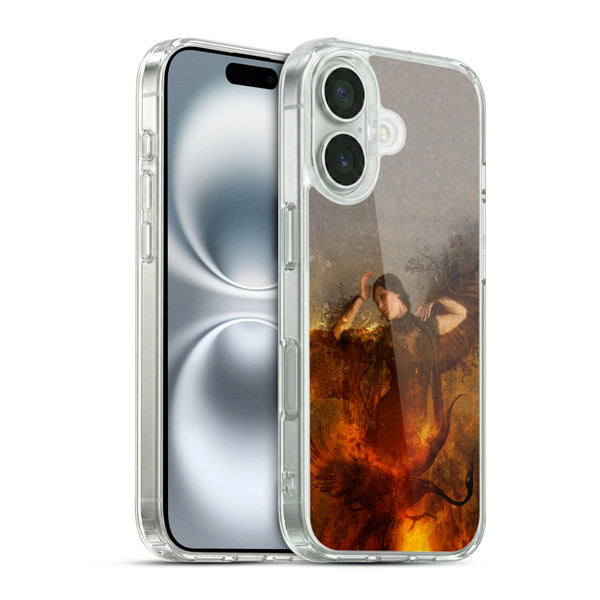 Duirwaigh God Phoenix Soft Gel Case for Apple iPhone 16 & MagSafe