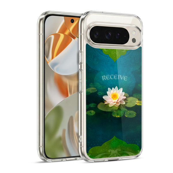 Duirwaigh God Receive Lotus Soft Gel Case for Google Pixel 9 / Pixel 9 Pro
