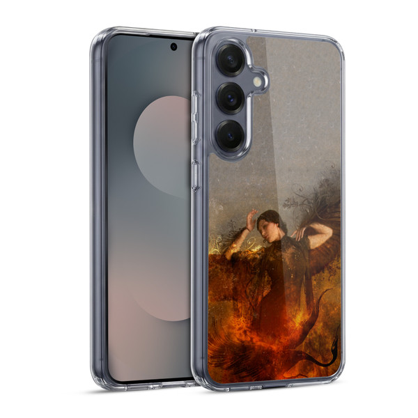 Duirwaigh God Phoenix Soft Gel Case for Samsung Galaxy S25 & MagSafe