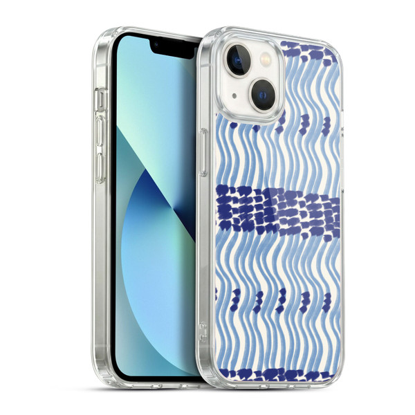 Gabriela Thomeu Art Wiggle Lines Soft Gel Case for Apple iPhone 13