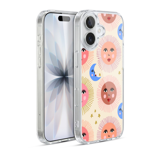 Gabriela Thomeu Art Sun Moon Star Soft Gel Case for Apple iPhone 17