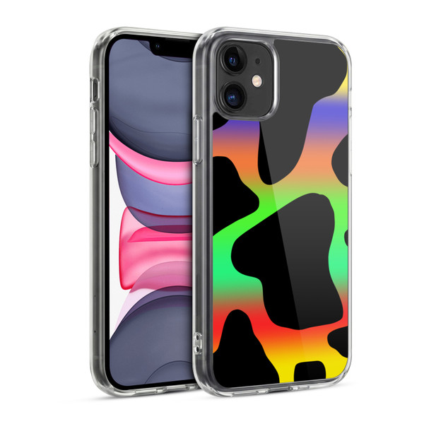 Grace Illustration Cow Prints Assorted Soft Gel Case for Apple iPhone 11