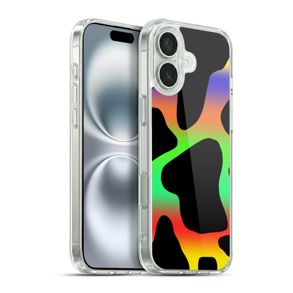 Grace Illustration Cow Prints Assorted Soft Gel Case for Apple iPhone 16 Plus & MagSafe