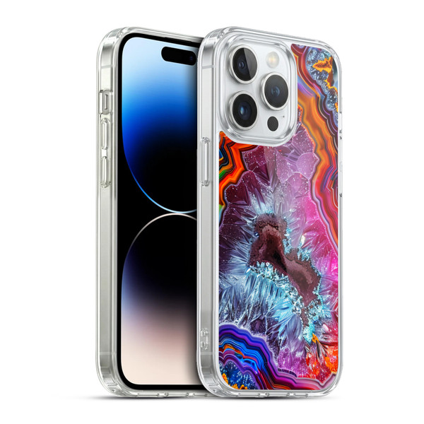 Haroulita Agates Colorful Soft Gel Case for Apple iPhone 13 Pro & MagSafe