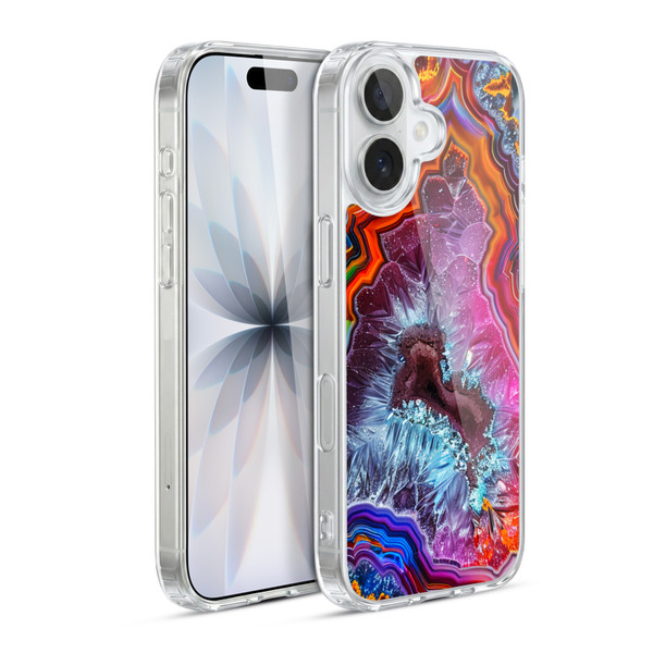 Haroulita Agates Colorful Soft Gel Case for Apple iPhone 17