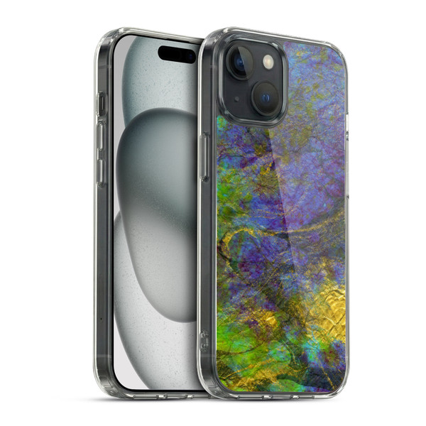 Haroulita Marble Green Soft Gel Case for Apple iPhone 15 & MagSafe