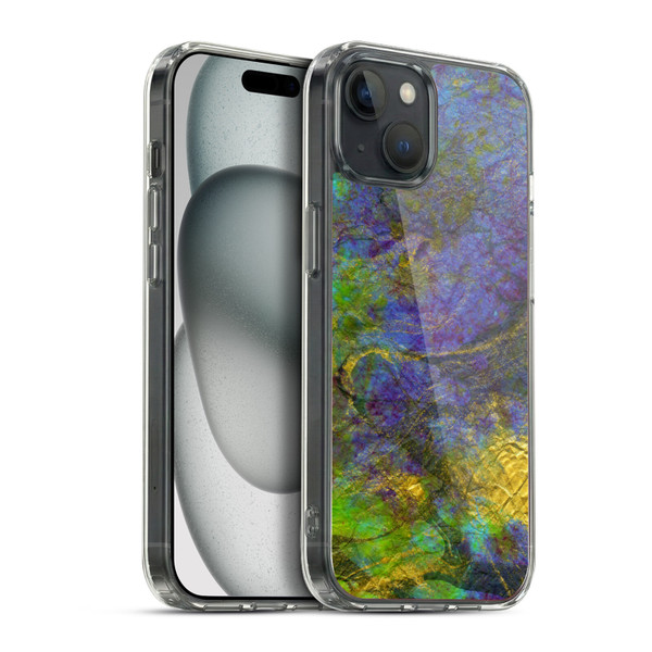 Haroulita Marble Green Soft Gel Case for Apple iPhone 15 Plus & MagSafe