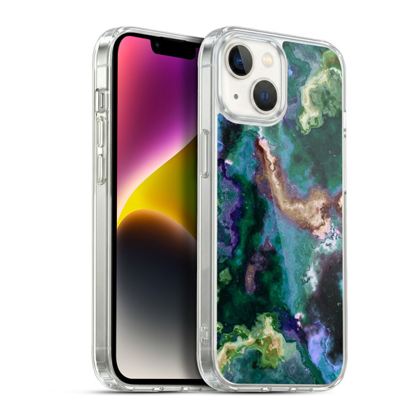 Haroulita Marble 2 Green Soft Gel Case for Apple iPhone 14