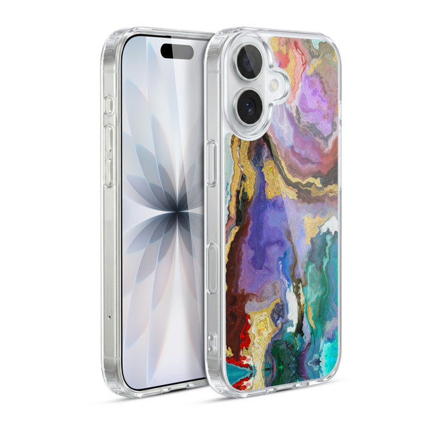 Haroulita Marble 2 Colourful Soft Gel Case for Apple iPhone 17