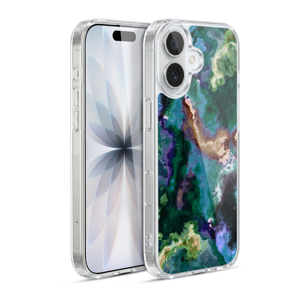 Haroulita Marble 2 Green Soft Gel Case for Apple iPhone 17