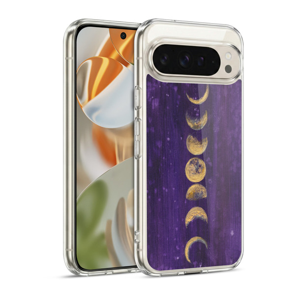 Mai Autumn Space And Sky Moon Phases Soft Gel Case for Google Pixel 9 / Pixel 9 Pro