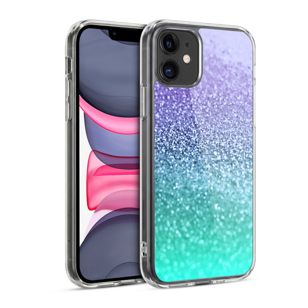 Monika Strigel Glitter Collection Lavender Soft Gel Case for Apple iPhone 11