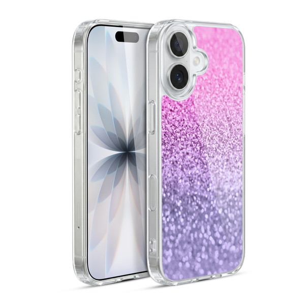 Monika Strigel Glitter Collection Lavender Pink Soft Gel Case for Apple iPhone 17