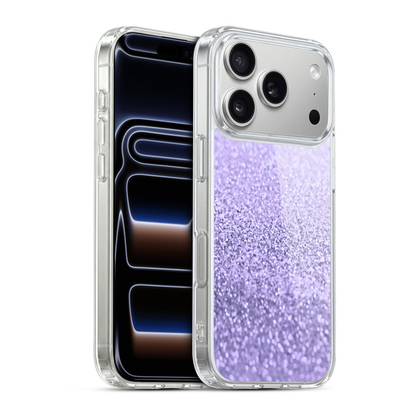 Monika Strigel Glitter Collection Sweet Lavender Soft Gel Case for Apple iPhone 17 Pro