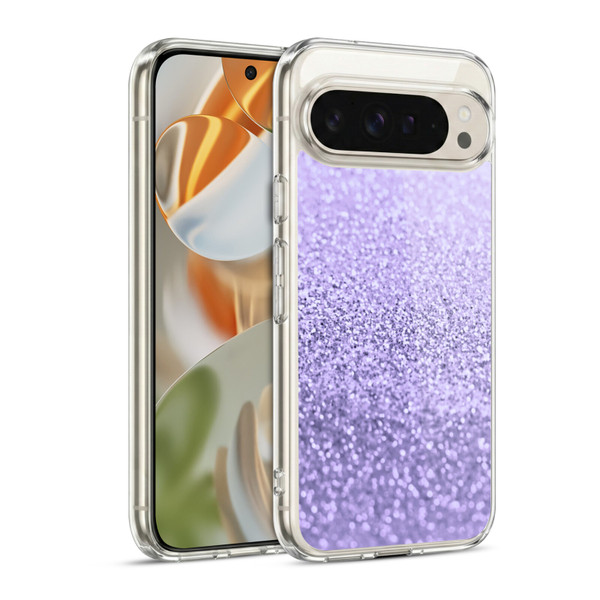 Monika Strigel Glitter Collection Sweet Lavender Soft Gel Case for Google Pixel 9 / Pixel 9 Pro