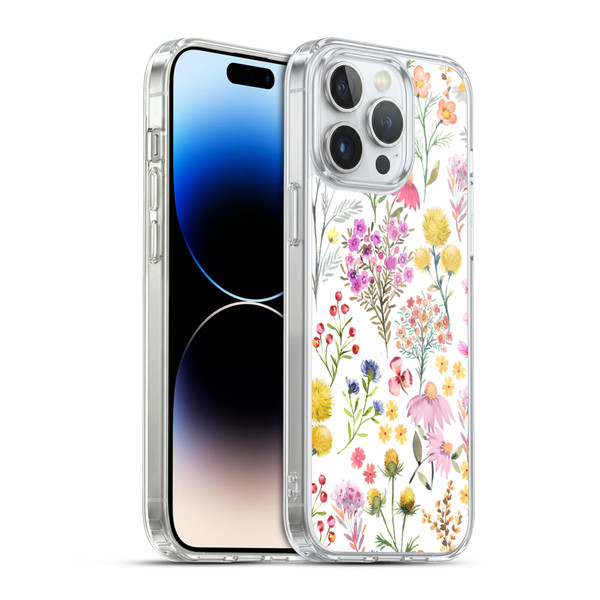 Ninola Botanical Patterns Delicate Soft Gel Case for Apple iPhone 14 Pro Max & MagSafe