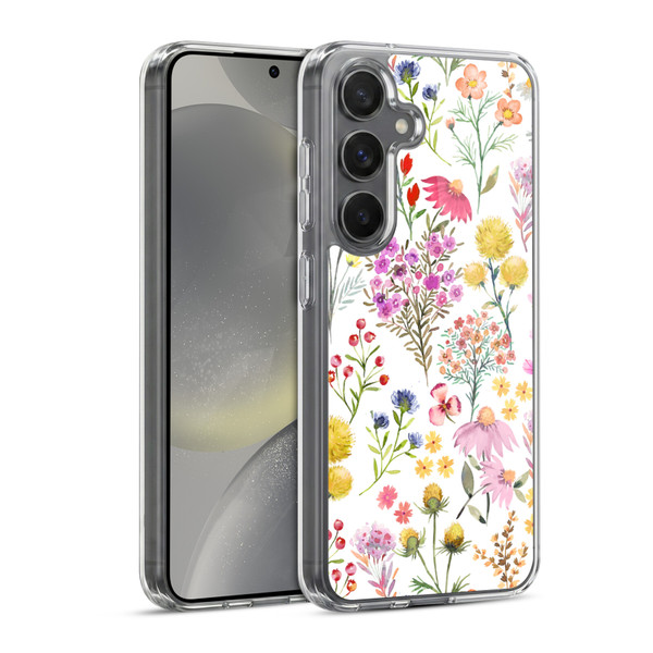 Ninola Botanical Patterns Delicate Soft Gel Case for Samsung Galaxy S24 5G & MagSafe