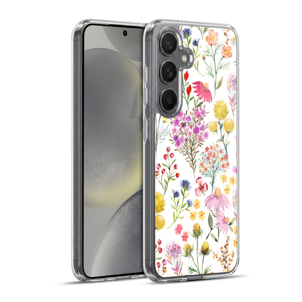 Ninola Botanical Patterns Delicate Soft Gel Case for Samsung Galaxy S24+ 5G & MagSafe