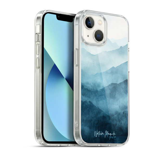 Nature Magick Fascinating Hills Blue Range Soft Gel Case for Apple iPhone 13