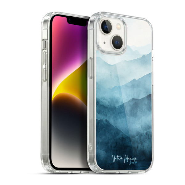 Nature Magick Fascinating Hills Blue Range Soft Gel Case for Apple iPhone 14