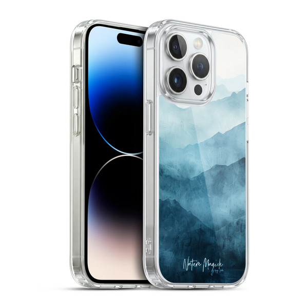 Nature Magick Fascinating Hills Blue Range Soft Gel Case for Apple iPhone 14 Pro & MagSafe