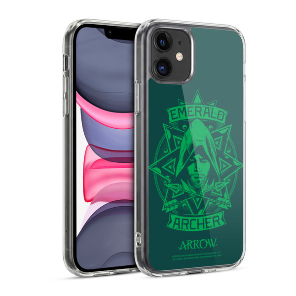 Arrow TV Series Graphics Archer Illustration Soft Gel Case for Apple iPhone 11