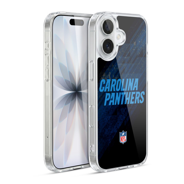 NFL Carolina Panthers Logo Blur Soft Gel Case for Apple iPhone 17