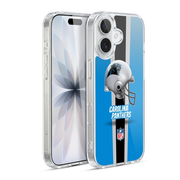 NFL Carolina Panthers Logo Helmet Soft Gel Case for Apple iPhone 17