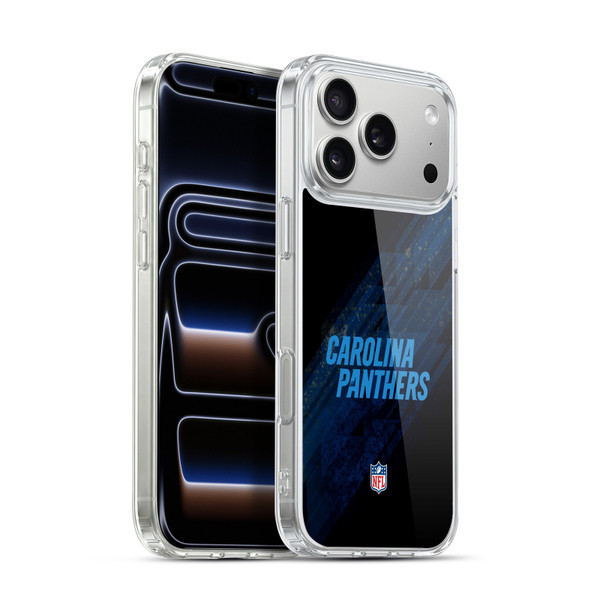 NFL Carolina Panthers Logo Blur Soft Gel Case for Apple iPhone 17 Pro Max