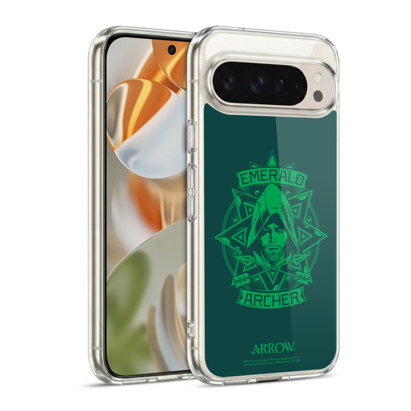 Arrow TV Series Graphics Archer Illustration Soft Gel Case for Google Pixel 9 / Pixel 9 Pro