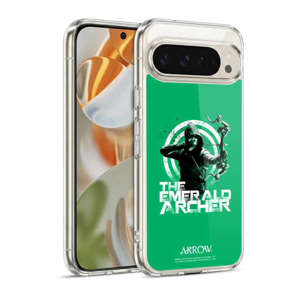 Arrow TV Series Graphics The Emerald Archer Soft Gel Case for Google Pixel 9 / Pixel 9 Pro