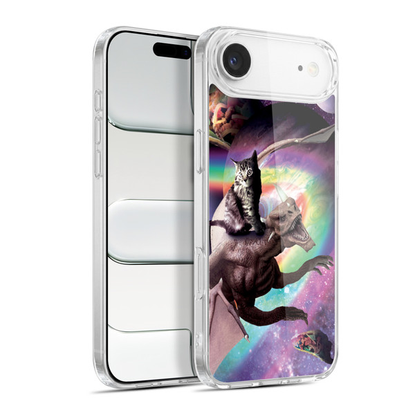 Random Galaxy Space Cat Galaxy Dragon Soft Gel Case for Apple iPhone 17 Air