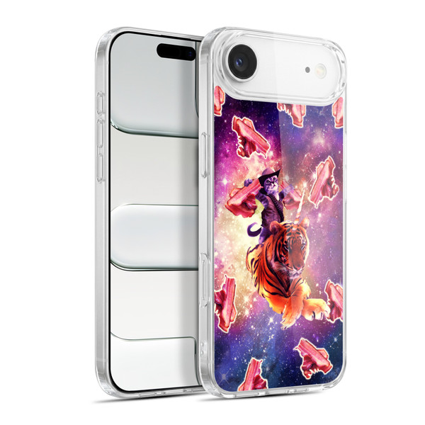 Random Galaxy Space Cat Tiger Unicorn With Bacons Soft Gel Case for Apple iPhone 17 Air