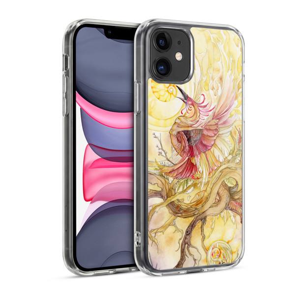 Stephanie Law Art Phoenix Soft Gel Case for Apple iPhone 11