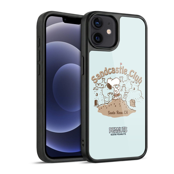 Peanuts Beach Snoopy Sand Castle Gel Armour Case For Apple iPhone 12 / iPhone 12 Pro