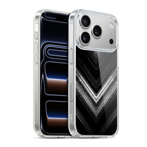 PLdesign Sparkly Metallic Silver Soft Gel Case for Apple iPhone 17 Pro