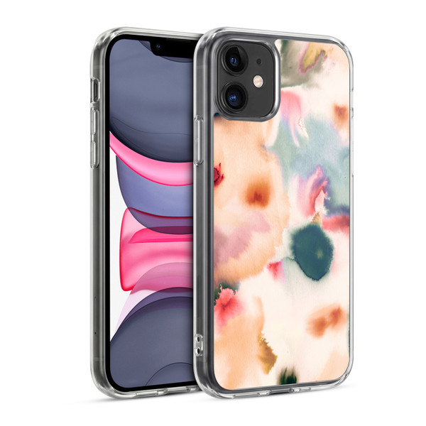Ninola Pattern Abstract Watercolor Soft Gel Case for Apple iPhone 11