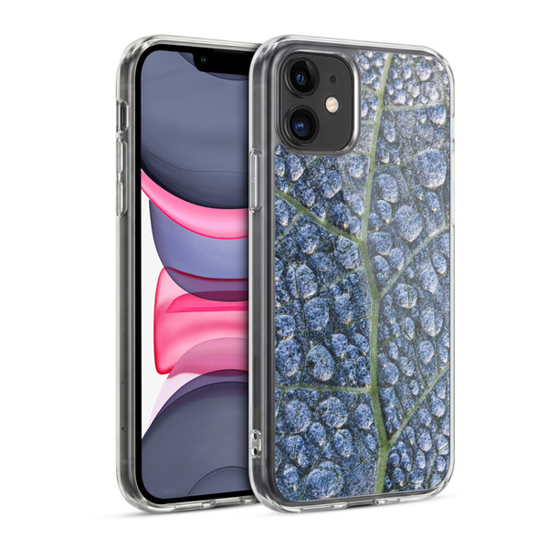 PLdesign Water Dew Texture Leaf Soft Gel Case for Apple iPhone 11