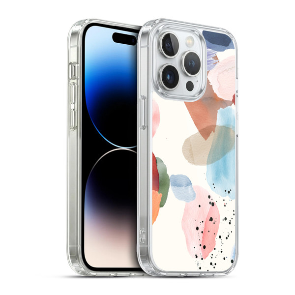 Ninola Pattern Abstract Pastel Soft Gel Case for Apple iPhone 13 Pro & MagSafe