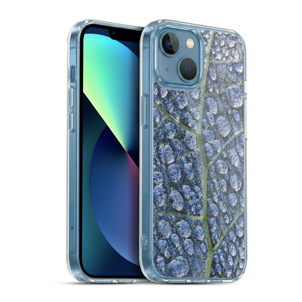 PLdesign Water Dew Texture Leaf Soft Gel Case for Apple iPhone 13 Mini & MagSafe